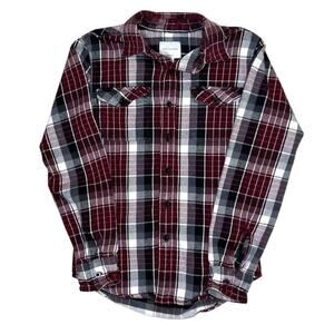 American Eagle Plaid Flannel Shirt Mens Size XS Button Down